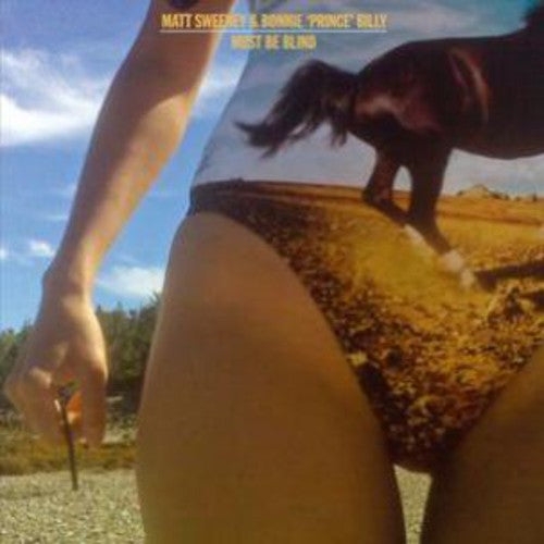 the album cover for Matt Sweeney & Bonnie Prince Billy - Must Be Blind/Life In Muscle [10in Vinyl Single]