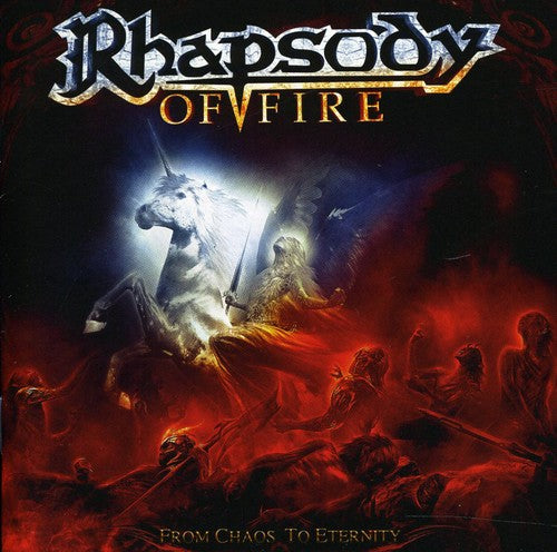 the album cover for Rhapsody Of Fire - From Chaos to Eternity