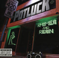 the album cover for Potluck - Rhymes and Resin