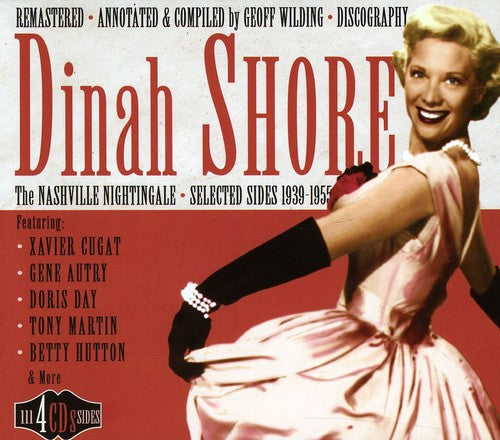 the album cover for Dinah Shore - The Nashville Nightingale