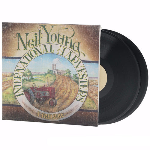the album cover for Neil Young International Harvesters - Treasure [Download Included]