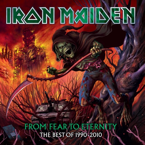 the album cover for Iron Maiden - From Fear to Eternity: The Best of 1990-2010