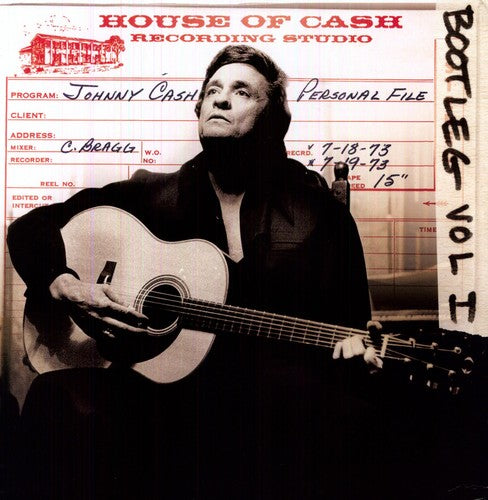 the album cover for Johnny Cash - Vol. 1-Bootleg Series: Personal File [Import]