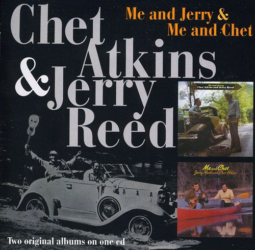 the album cover for Chet Atkins & Jerry Reed - Me & Jerry/Me & Chet [Import]