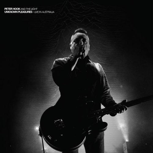 the album cover for Peter Hook & The Light - Unknown Pleasures: Live in Oz