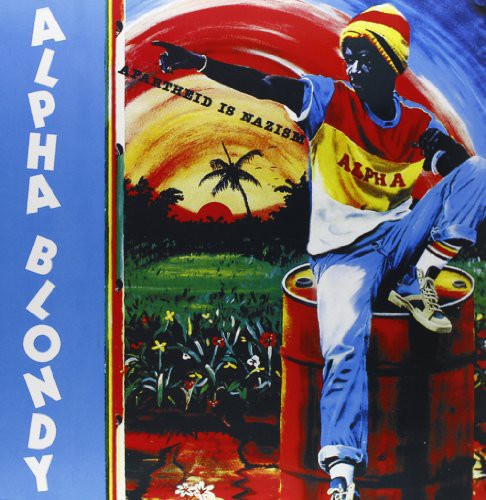 the album cover for Alpha Blondy - Apartheid Is Nazism