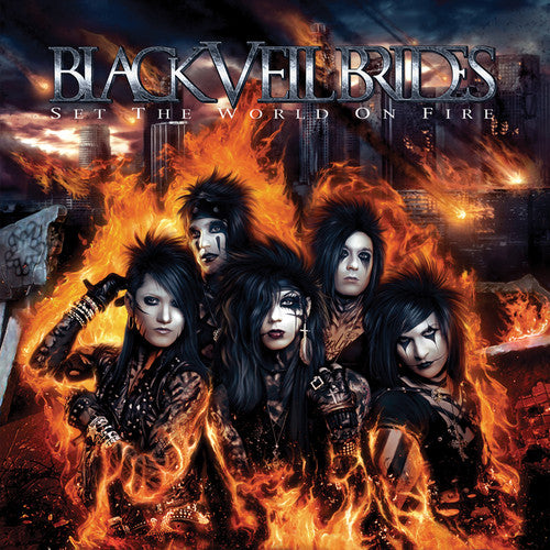 the album cover for Black Veil Brides - Set the World on Fire