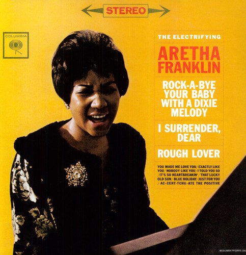the album cover for Aretha Franklin - Electrifying Aretha / A Little Bit Of Soul [180 Gram]