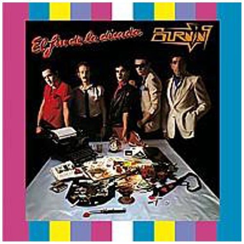 the album cover for Burning - El Fin De La Decada
