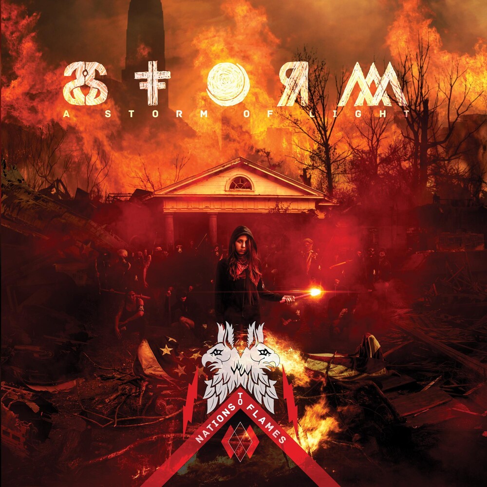 the album cover for A Storm of Light - Nations to Flames