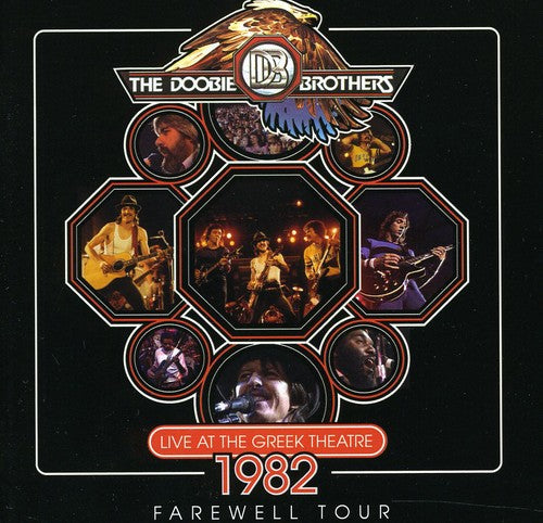 the album cover for The Doobie Brothers - Live At The Greek Theater