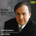 the album cover for Brahms / Saint-Saens / Bronfman / Ipo / Mehta - Piano Concerto 2