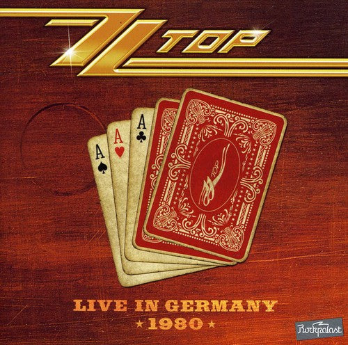 the album cover for ZZ Top - Live in Germany 1980