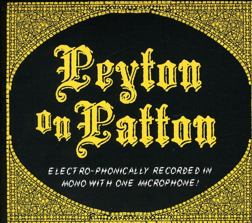 the album cover for Reverend Peyton's Big Damn Band - Peyton On Patton