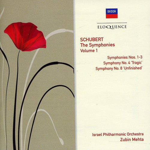 the album cover for Zubin Mehta Israel Philharmonic Orchestra - Vol. 1-Schubert: The Symphonies [Import]