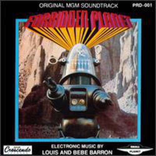 the album cover for Louis & Bebe Barron - Forbidden Planet