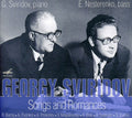 the album cover for Sviridov / Sviridov / Nesterenko - Songs & Romances [Digipak]
