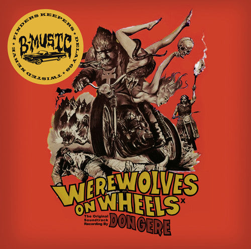 the album cover for Werewolves On Wheels - Werewolves on Wheels (Original Soundtrack)