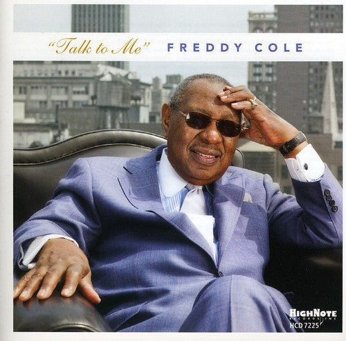 the album cover for Freddy Cole - Talk to Me