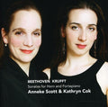 the album cover for Scott / Cok / Krufft / Beethoven / Haydn - Sonatas for Horn & Fortepiano