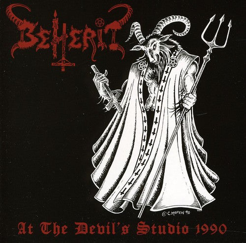 the album cover for Beherit - At the Devils Studio 1990