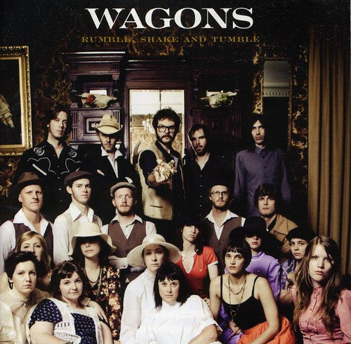 the album cover for Wagons - Rumble, Shake and Tumble