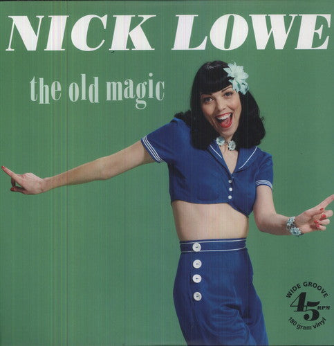 the album cover for Nick Lowe - The Old Magic