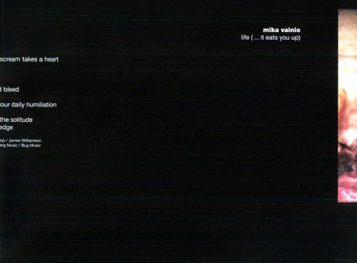 the album cover for Mika Vainio - Life (...It Eats You Up)