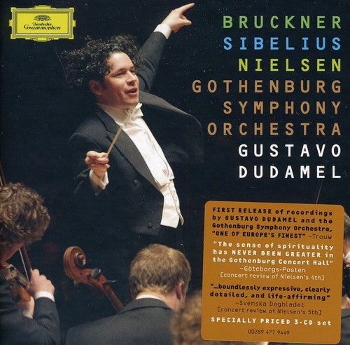 the album cover for Gothenburg Symphony Orchestra - Symphony No 2 / Symphony Nos 4+5 / Symphony No 9