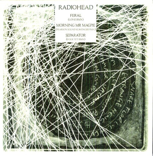 the album cover for Radiohead - Feral Lone Remix / Morning Mr Magpie Pearson Sound