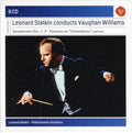 the album cover for LEONARD SLATKIN - Leonard Slatkin Conducts Vaughan Williams