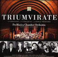 the album cover for Timothy Russell - Triumverate: Three World Premieres