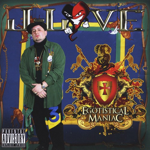 the album cover for J-Love - Egotistical Maniac