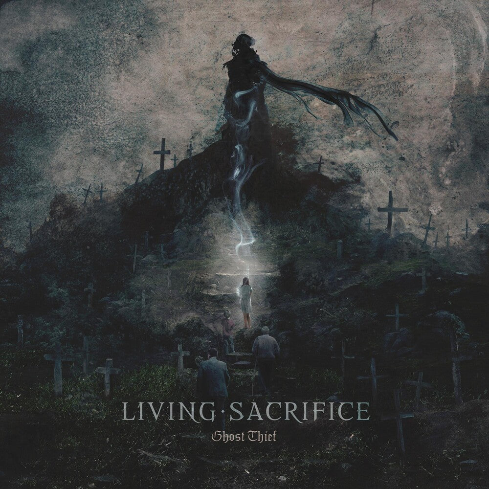 the album cover for Living Sacrifice - Ghost Thief