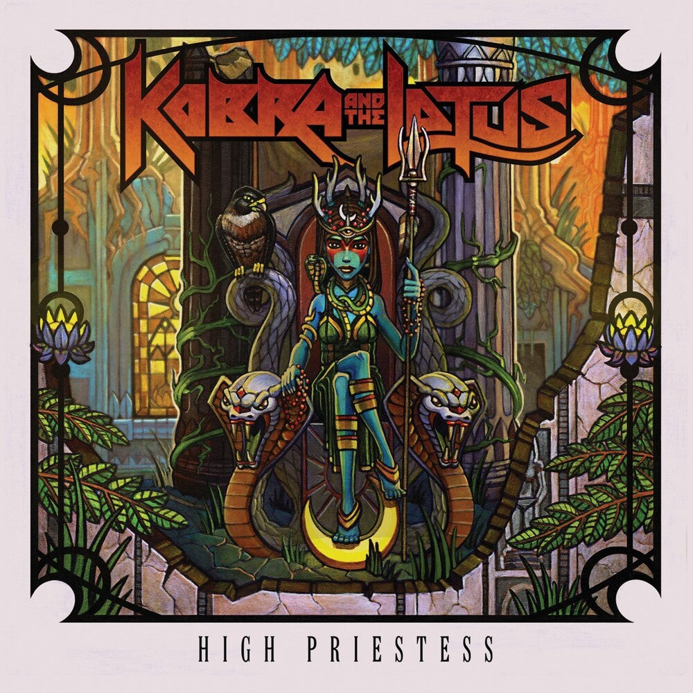 the album cover for Kobra and The Lotus - High Priestess