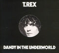 the album cover for T. Rex - Dandy in the Underworld