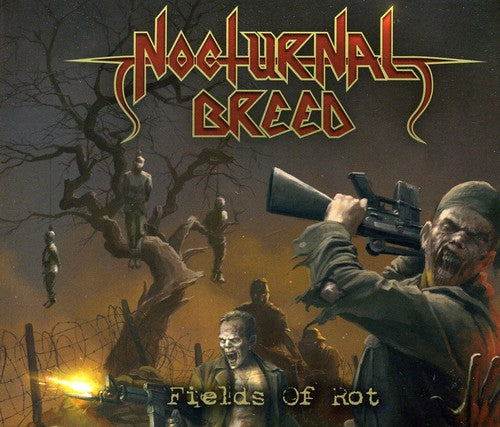 the album cover for Nocturnal Breed - Fields of Rot