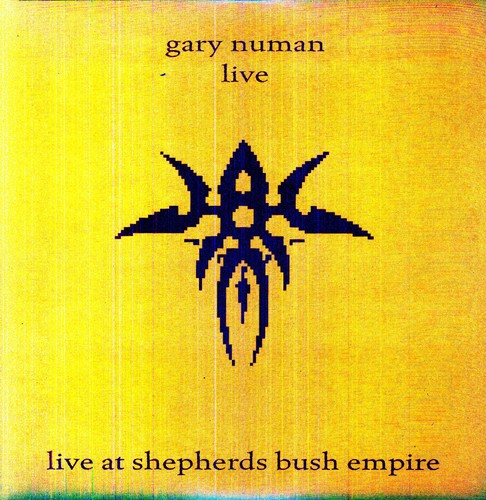the album cover for Gary Numan - Live at Shepherds Bush