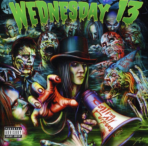 the album cover for Wednesday 13 - Calling All Corpses