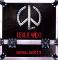 the album cover for Leslie West - Unusual Suspects