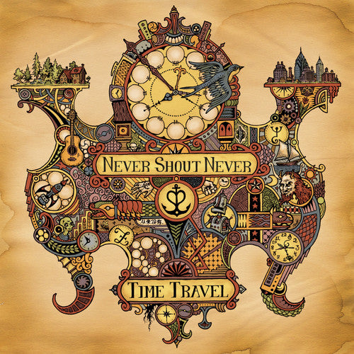 the album cover for Never Shout Never - Time Travel