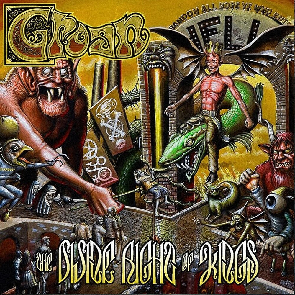 the album cover for Groan - The Divine Right Of Kings
