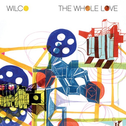 the album cover for Wilco - The Whole Love