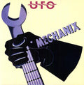 the album cover for UFO - Mechanix