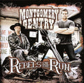 the album cover for Montgomery Gentry - Rebels on the Run