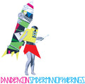 the album cover for Dan Deacon - Spiderman Of The Rings [Download Included] [Colored Vinyl]