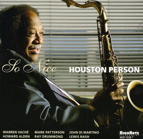 the album cover for Houston Person - So Nice