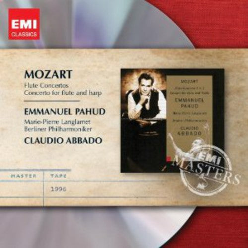 the album cover for Mozart / Emmanuel Pahud - Flute Concertos [Remastered] (Rpkg)