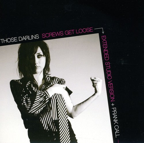 the album cover for Those Darlins - Screws Get Loose/Prank Call