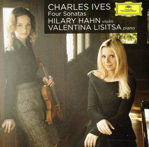 the album cover for Hilary Hahn - Ives: Four Sonatas